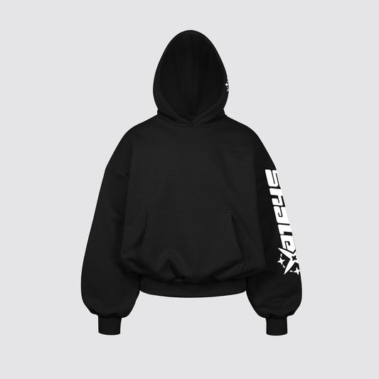 Poleron Hoodie Spider Black Shalex